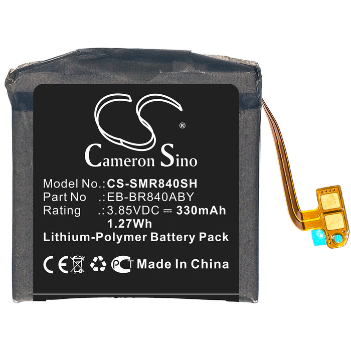 CS-SMR840SH : Battery for Samsung Galaxy Watch3 45mm, SM-R840, SM-R845 - Replaces Samsung EB-BR840ABY, GH43-05011A