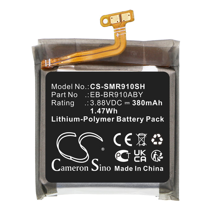 CS-SMR910SH : Battery for Samsung Watch 5 44mm, SM-R915U, SM-R910 and others - Replaces Samsung GH43-05114A, EB-BR910ABY