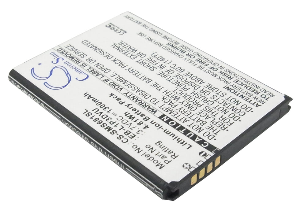 CS-SMS681SL : Battery for Samsung GT-S6810, GT-S6810P, Galaxy Fame and others - Replaces Samsung EB-L1P3DVU, GH43-03668C