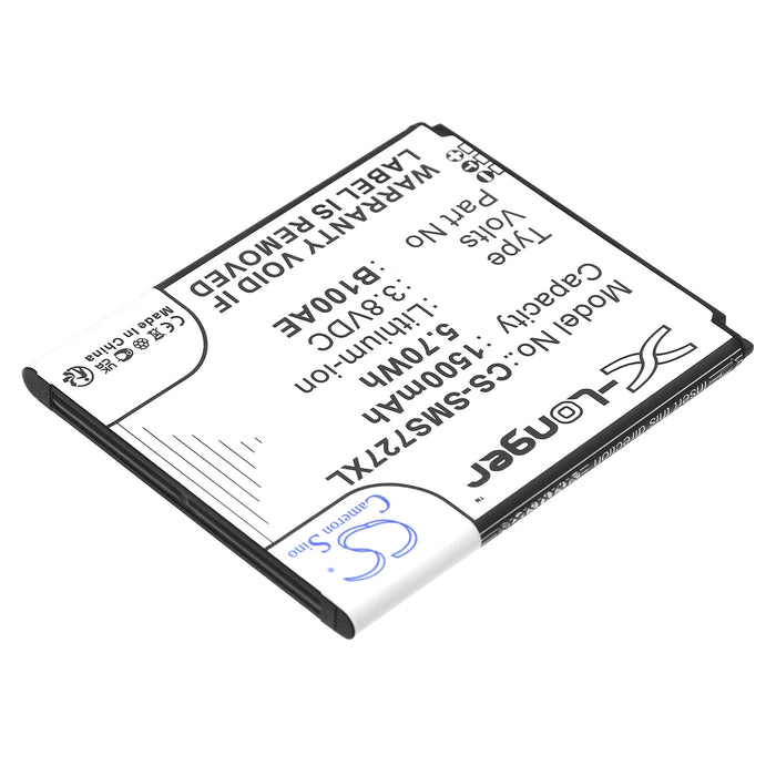 CS-SMS727XL : Battery for Samsung GT-S7270, GT-S7272, Galaxy Ace 3 and others - Replaces Samsung B100AE, GH43-03948B, EB-B100AE