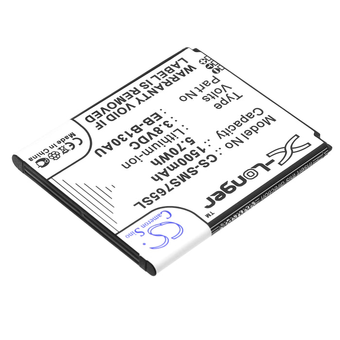 CS-SMS765SL : Battery for Samsung GreatCall Touch 3, Jitterbug Touch 3, SM-G310R5 and others - Replaces Samsung EB-B130AU, EB-B130AE