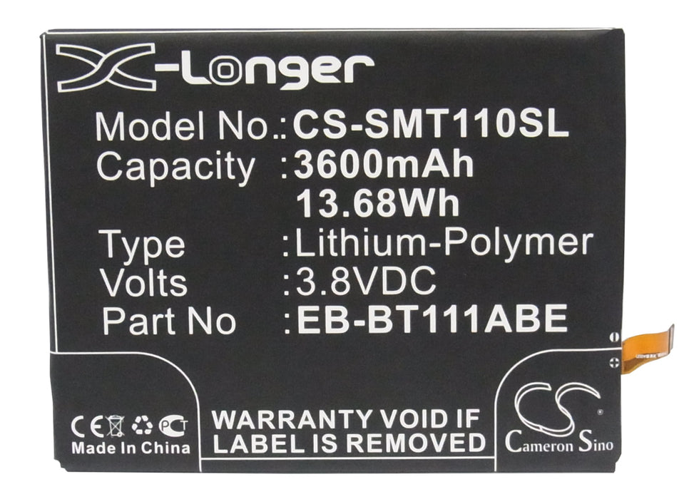 CS-SMT110SL : Battery for Lego Ninjago Movie Edition WiFi - Replaces Samsung EB-BT111ABE, GH43-04081A, DL0DC02aS/9-B and others