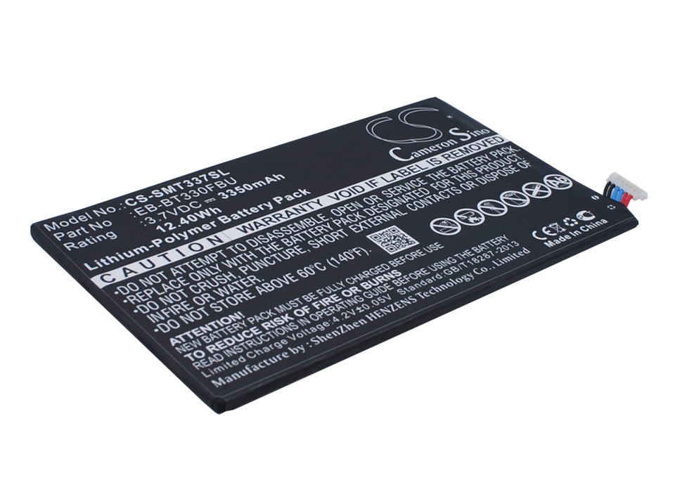 CS-SMT337SL : Battery for Samsung Galaxy Tab 4 8.0, Galaxy Tab4 8.0", SM-T337A and others - Replaces Samsung EB-BT330FBU