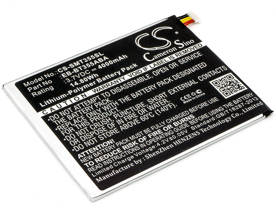 CS-SMT355SL : Battery for Samsung SM-T355, SM-T355C, SM-T357W and others - Replaces Samsung EB-BT355ABE