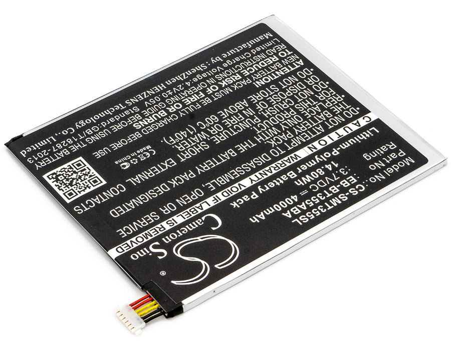 CS-SMT355SL : Battery for Samsung SM-T355, SM-T355C, SM-T357W and others - Replaces Samsung EB-BT355ABE