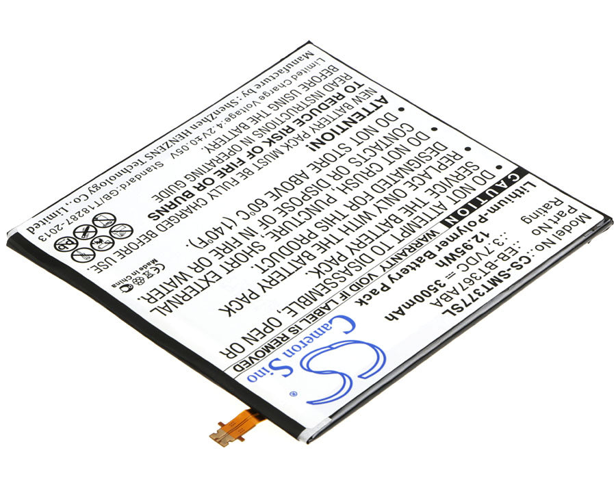 CS-SMT377SL : Battery for Samsung SM-T377, SM-T377A, SM-T377V and others - Replaces Samsung EB-BT367ABA, GH43-04539A