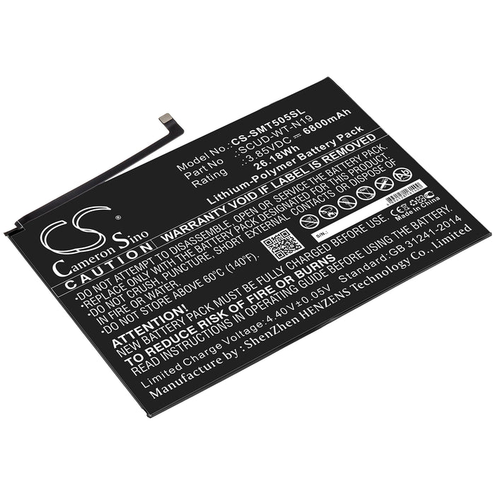 CS-SMT505SL : Battery for Samsung Galaxy Tab A7 10.4 2020, SM-T500, SM-T505 - Replaces Samsung SCUD-WT-N19