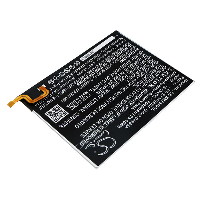 CS-SMT510SL : Battery for Samsung SM-T510, SM-T515, Galaxy Tab A 2019 and others - Replaces Samsung EB-BT515ABU, GH43-04936A, GH43-04935A