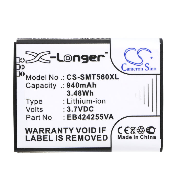 CS-SMT560XL : Battery for USCellular SCH-R390, Freeform 4, SCH-R640 and others - Replaces Samsung EB424255VA, EB424255VU, EB424255VUCSTD and others