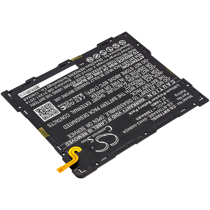 CS-SMT590SL : Battery for Samsung SM-T590, SM-T595, Galaxy Tab A 10.5 2018 and others - Replaces Samsung EB-BT595ABE, GH43-04840A