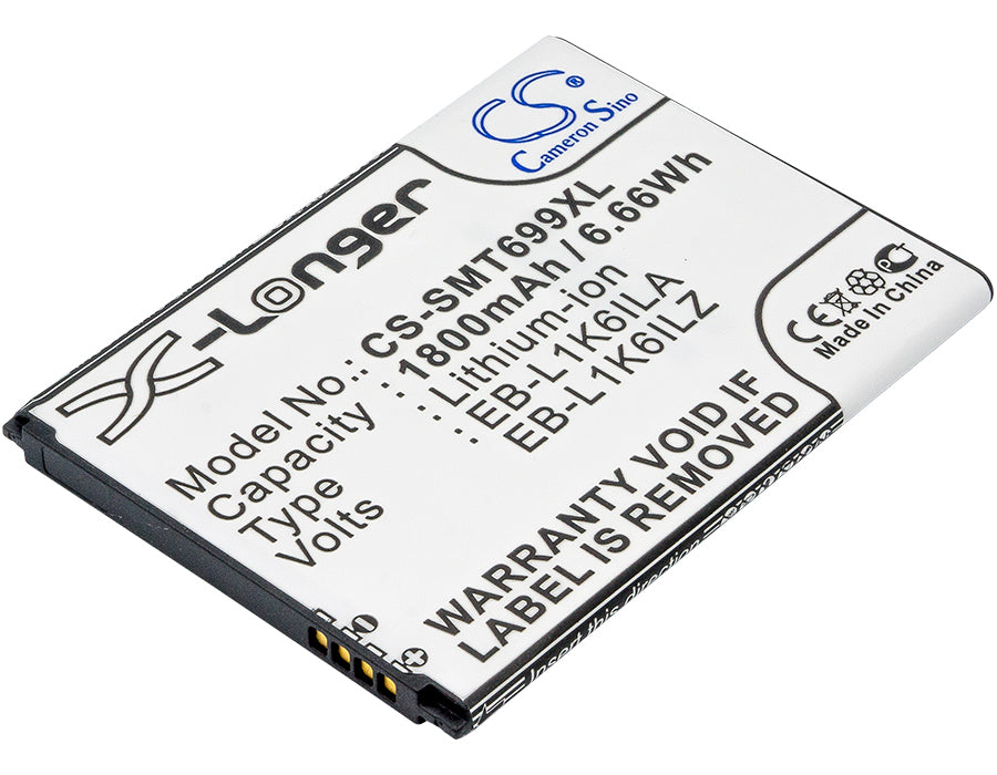 CS-SMT699XL : Battery for T-Mobile Galaxy Stratosphere II 4G, Galaxy Stratosphere II, Galaxy Stratosphere 2 - Replaces Samsung EB-L1K6ILA, EB-L1K6ILZ, EB-L1K6ILABXAR