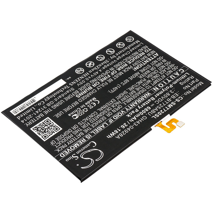 CS-SMT720SL : Battery for Samsung Galaxy Tab S5e, Galaxy Tab S5e 10.5, Galaxy Tab S5e 10.5 2019 and others - Replaces Samsung EB-BT725ABU, GH43-04928A