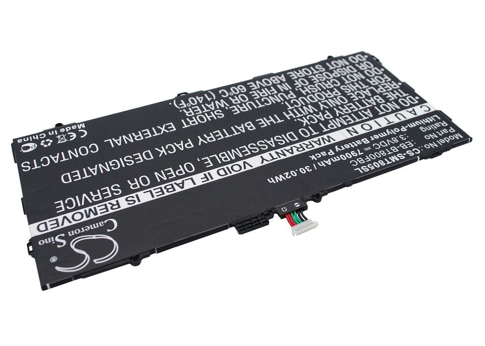 CS-SMT805SL : Battery for Samsung Galaxy Tab S 10.5, SM-T800 WiFI, SM-T805C 4G and others - Replaces Samsung EB-BT800FBC, EB-BT800FBU, EB-BT800FBE