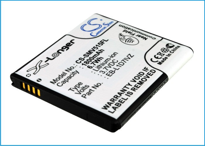 CS-SMV515FL : Battery for Verizon Galaxy Nexus, Galaxy Nexus i515, Nexus 4G LTE and others - Replaces Verizon EB-L1D7IVZ, EB-L1D7IVZBSTD, SAMI515BATS