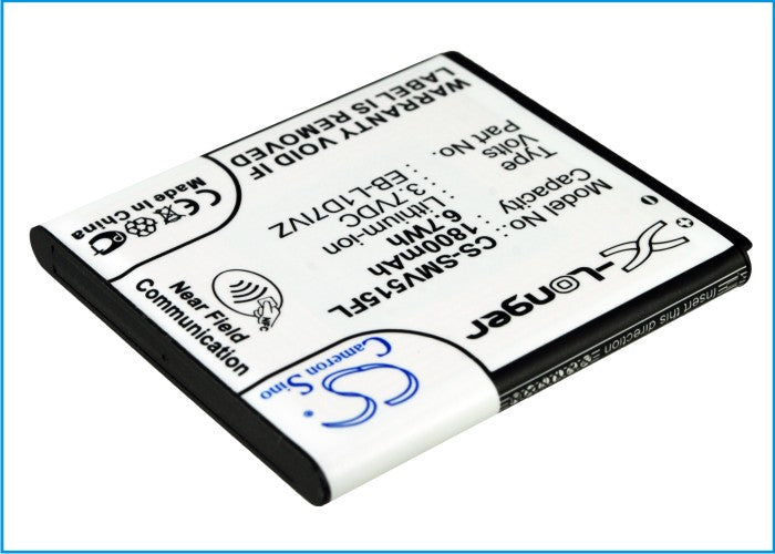 CS-SMV515FL : Battery for Verizon Galaxy Nexus, Galaxy Nexus i515, Nexus 4G LTE and others - Replaces Verizon EB-L1D7IVZ, EB-L1D7IVZBSTD, SAMI515BATS