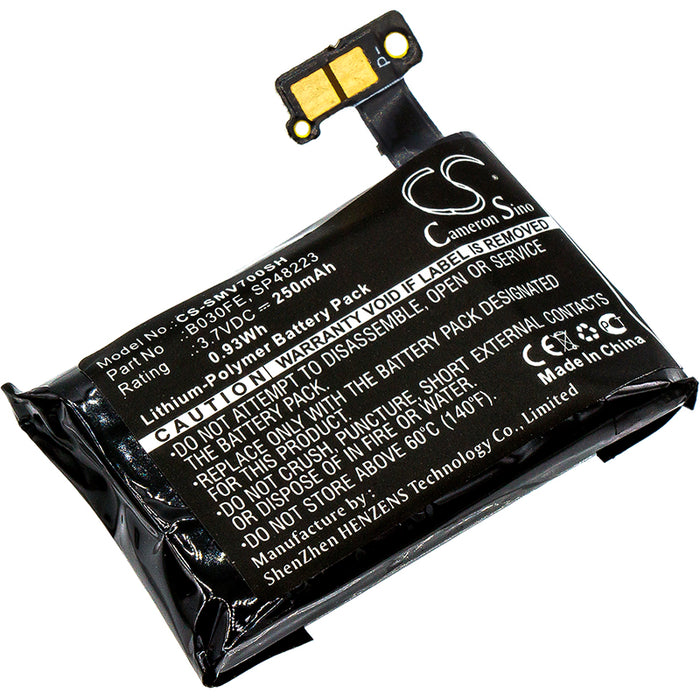 CS-SMV700SH : Battery for Samsung Gear 1, SM-V700 - Replaces Samsung B030FE, SP48223, GH43-03992A