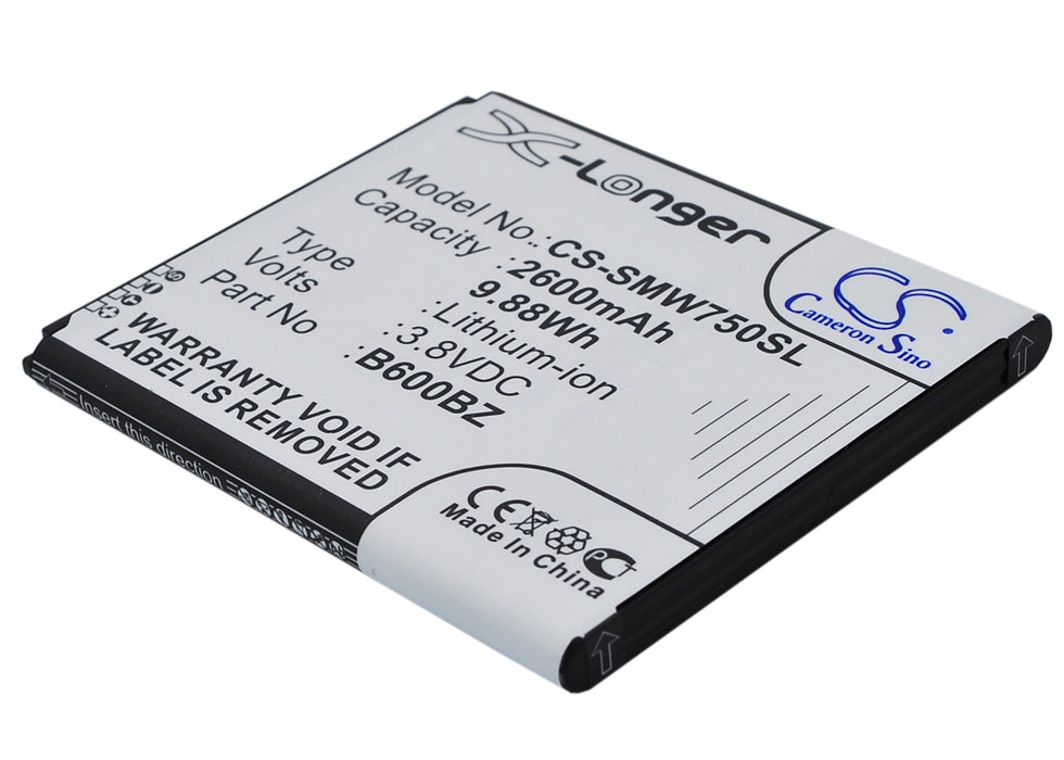 CS-SMW750SL : Battery for Verizon SM-W750V - Replaces Samsung B600BZ