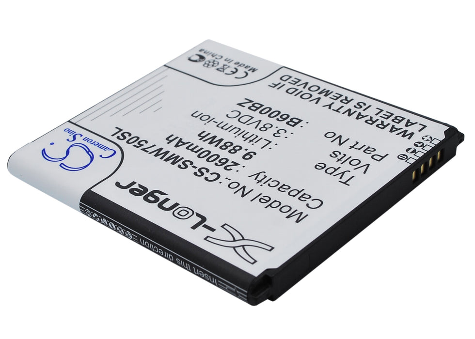 CS-SMW750SL : Battery for Verizon SM-W750V - Replaces Samsung B600BZ