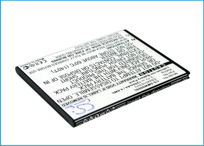 CS-SMW999SL : Battery for Samsung SGH-W999, SCH-W999, GT-S7530 and others - Replaces Samsung EB445163VU