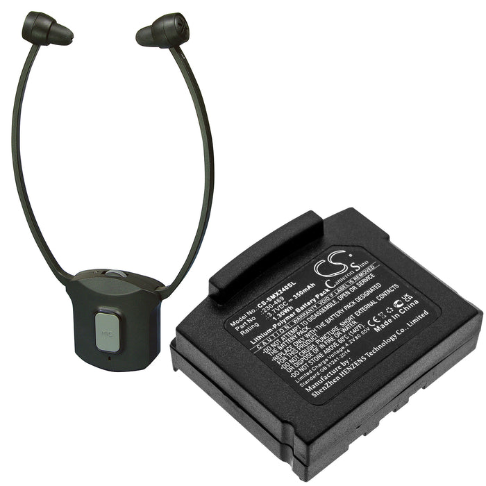 CS-SMX240SL : Battery for Sonumaxx 2.4 range, 2.4 PR Receiver - Replaces Sonumaxx 230-469