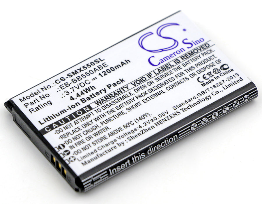 CS-SMX550SL : Battery for Samsung Xcover 550, SM-B550, SM-B550H - Replaces Samsung EB-BB550ABE