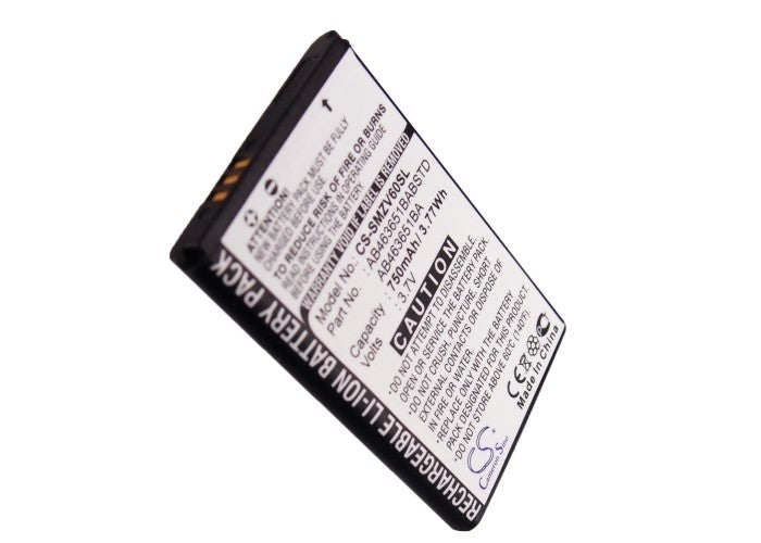 CS-SMZV60SL : Battery for Samsung SGH-ZV60, SGH-T739, SGH-W559 and others - Replaces Samsung AB463651BABSTD, AB463651BA, AB463651BE and others