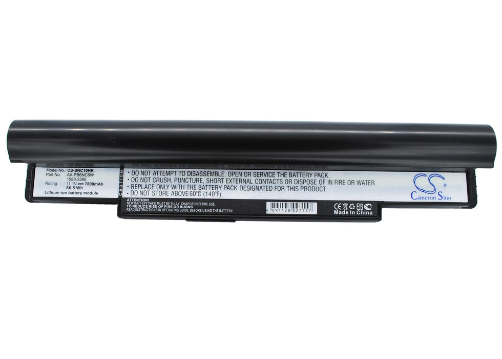 CS-SNC10HK : Battery for Samsung NP-NC10, NP-NC10-KA03CN, NP-NC10-KA02UK and others - Replaces Samsung AA-PB6NC6W, AA-BP1TC6W, 1588-3366 and others