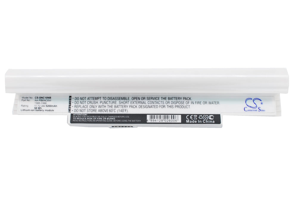CS-SNC10NB : Battery for Samsung NP-NC10, NP-NC10-KA03CN, NP-NC10-KA02UK and others - Replaces Samsung AA-PB6NC6W, AA-BP1TC6W, 1588-3366 and others