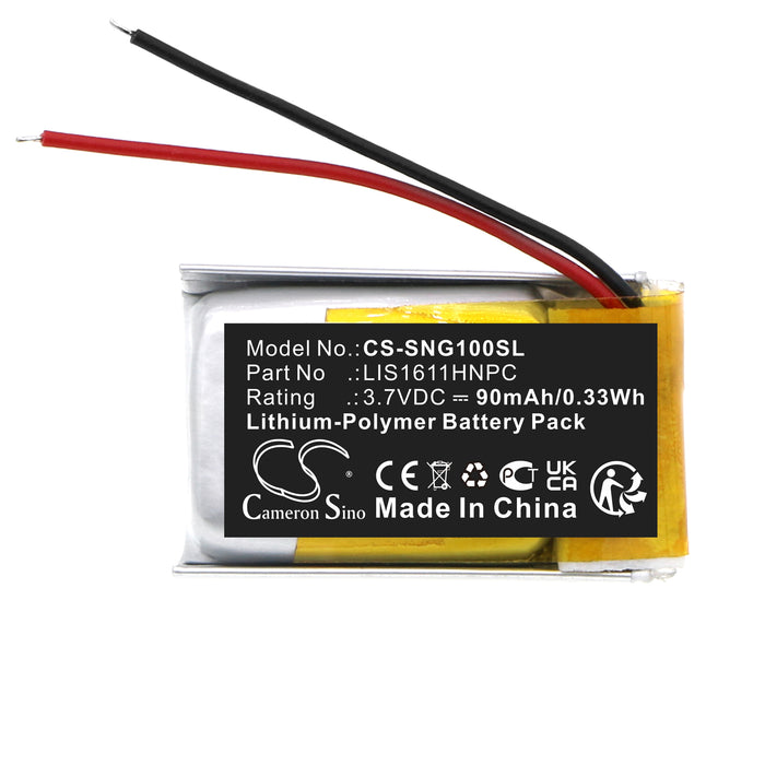 CS-SNG100SL : Battery for Sony CECH-ZEG1U, Playstation PS3 3D Glasses - Replaces Sony LIS1611HNPC