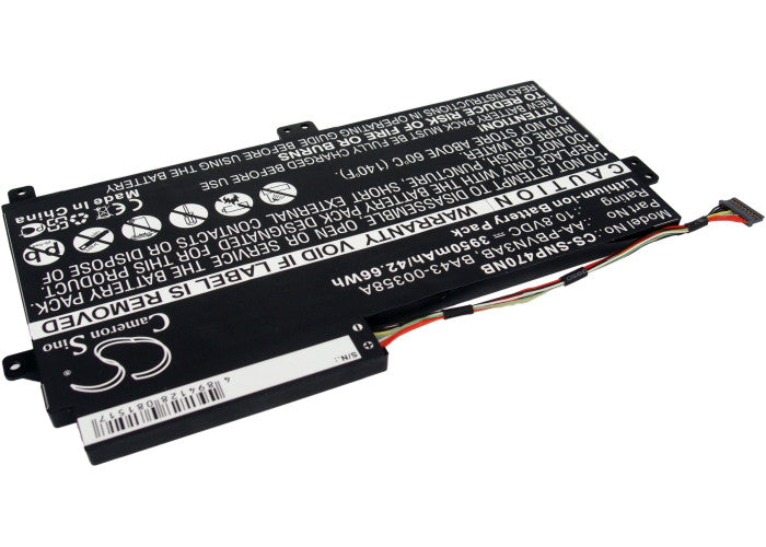 CS-SNP470NB : Battery for Samsung NP470, NP470R5E, NP500R5H-Y09 and others - Replaces Samsung AA-PBVN3AB, BA43-00358A