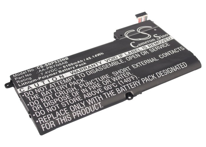 CS-SNP535NB : Battery for Samsung NP530U4B, NP530U4B-A01US, BA43-00339A and others - Replaces Samsung AA-PBYN8AB