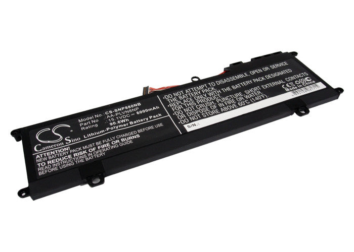 CS-SNP880NB : Battery for Samsung NP880Z5E, NP880Z5E-X01, NP880Z5E-X01UB and others - Replaces Samsung AA-PLVN8NP, BA43-00359A