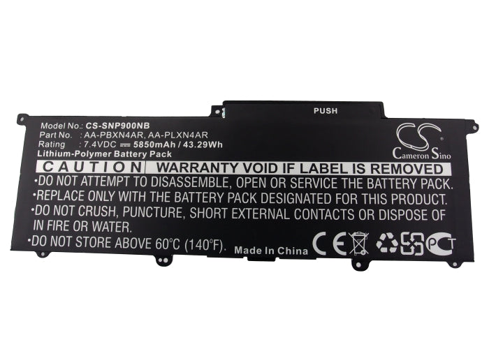 CS-SNP900NB : Battery for Samsung NP900X3C, 900X3C, 900X3C-A01 and others - Replaces Samsung AA-PBXN4AR, AA-PLXN4AR