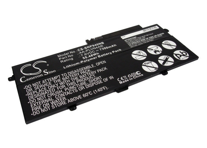 CS-SNP940NB : Battery for Samsung Ativ Book 9 Plus, NP940X3G, NP940X3G-K01NL and others - Replaces Samsung AA-PLVN4AR