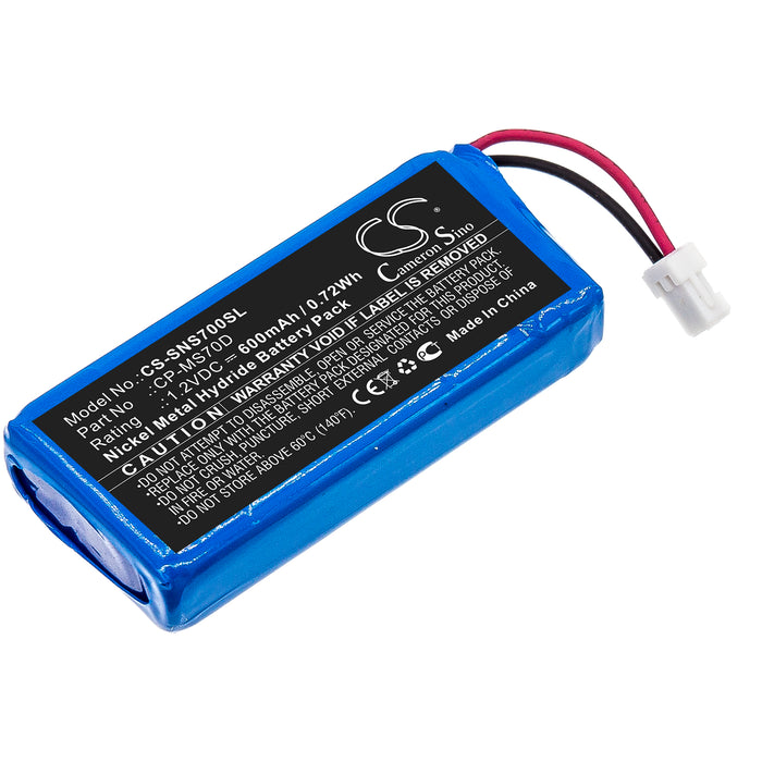 CS-SNS700SL : Battery for Sony Walkman NW-MS70D, NW-MS90D - Replaces Sony CP-MS70D