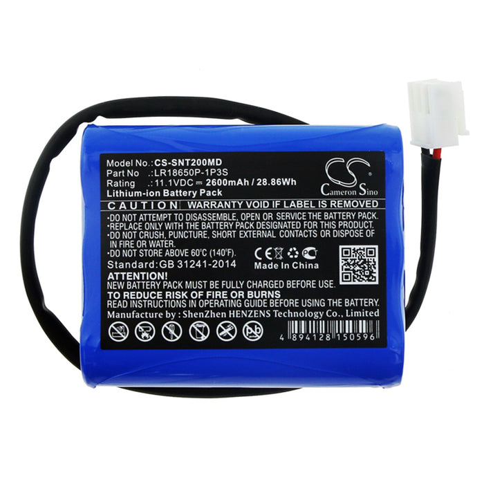 CS-SNT200MD : Battery for Solaris NT2A - Replaces Solaris LR18650P-1P3S