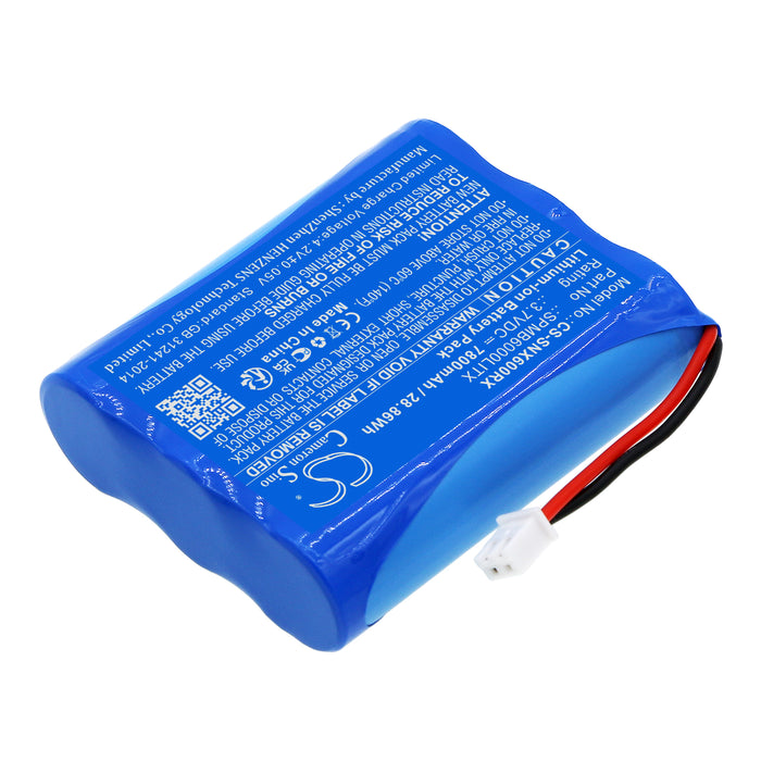 CS-SNX600RX : Battery for Spektrum Transmitter iX12, Transmitter NX6, Transmitter NX8 - Replaces Spektrum SPMB6000LITX