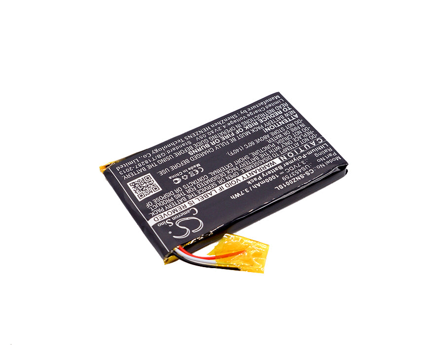 CS-SNZ001SL : Battery for Sony NWZ-ZX1, Walkman NWZ-ZX1, MDR-HW700DS - Replaces Sony US453759