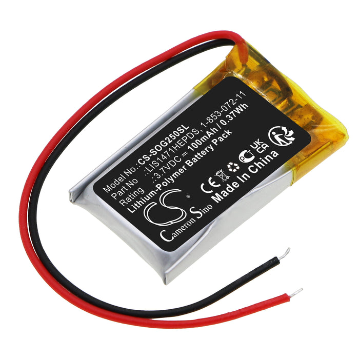 CS-SOG250SL : Battery for Sony TDG-250, TDG-BR250 - Replaces Sony LIS1471HEPDS, 1-853-072-11