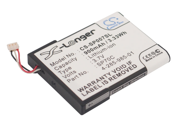 CS-SP007SL : Battery for Sony PSP E1000, PSP E1008, PSP E1002 and others - Replaces Sony SP70C, 4-285-985-01