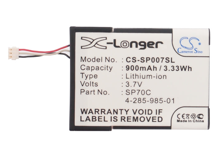 CS-SP007SL : Battery for Sony PSP E1000, PSP E1008, PSP E1002 and others - Replaces Sony SP70C, 4-285-985-01