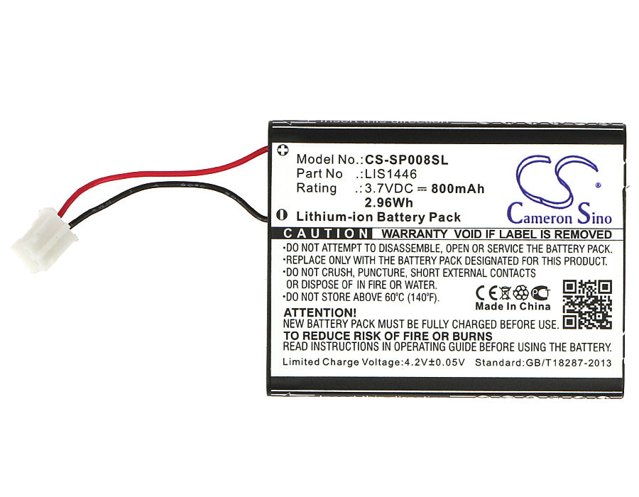 CS-SP008SL : Battery for Sony CECHZK1GB - Replaces Sony LIS1446