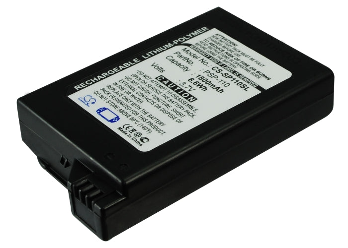 CS-SP110SL : Battery for Sony PSP-1000, PSP-1000G1, PSP-1000G1W and others - Replaces Sony PSP-110