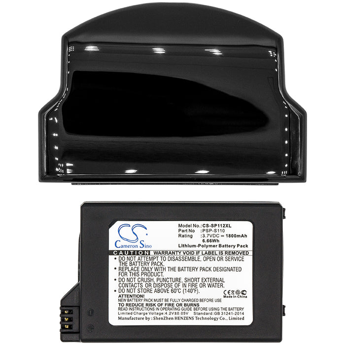 CS-SP112XL : Battery for Sony PSP 2th, Silm, Lite and others - Replaces Sony PSP-S110