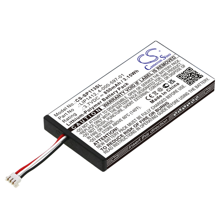 CS-SP113SL : Battery for Sony PSP GO, PSP-NA1006, PSP-N100 - Replaces Sony LIP1412, 4-000-597-01