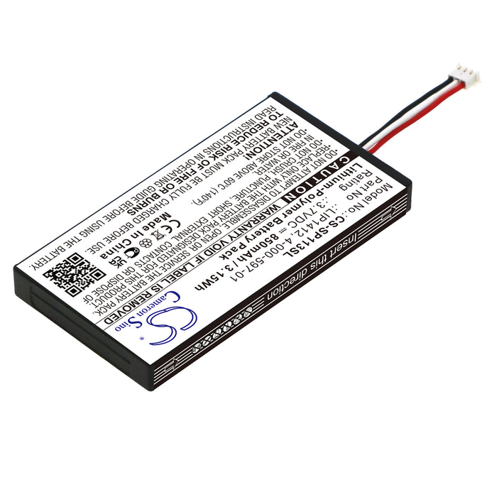 CS-SP113SL : Battery for Sony PSP GO, PSP-NA1006, PSP-N100 - Replaces Sony LIP1412, 4-000-597-01