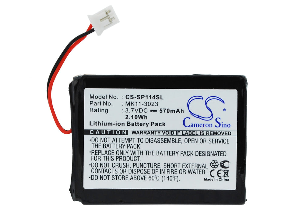 CS-SP114SL : Battery for Sony PS3 Wireless Qwerty Keypad, PlayStation 3 Wireless Qwerty Keypad, CECHZK1UC and others - Replaces Sony MK11-3023, MK11-2903, MK11-2902