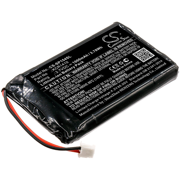 CS-SP154SL : Battery for Sony PlayStation 4, Playstation 4 Controller, CUH-ZCT2 and others - Replaces Sony KCR1410