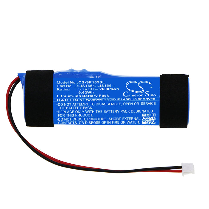 CS-SP165SL : Battery for Sony CECH-ZCM2E, CECH-ZCM2U, PlayStation PS4 Move Motion Controller Version 2 - Replaces Sony LIS1654, LIS1651