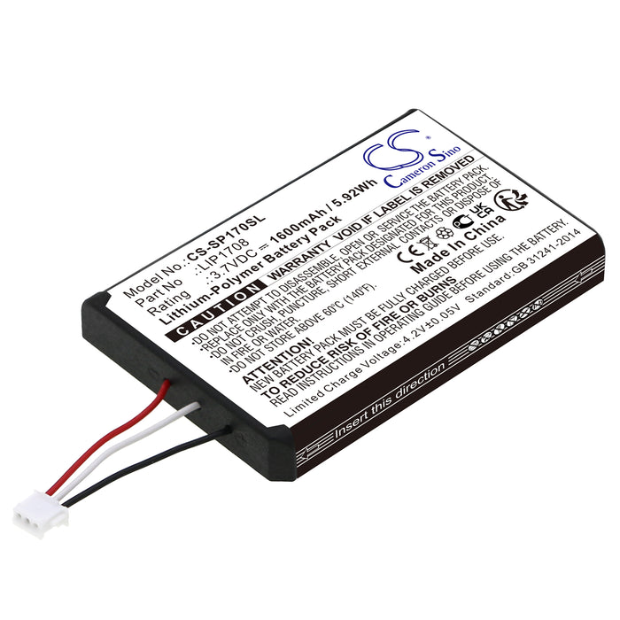 CS-SP170SL : Battery for Sony PS5 DualSense, CFI-1015A, CFI-ZCT1W - Replaces Sony LIP1708